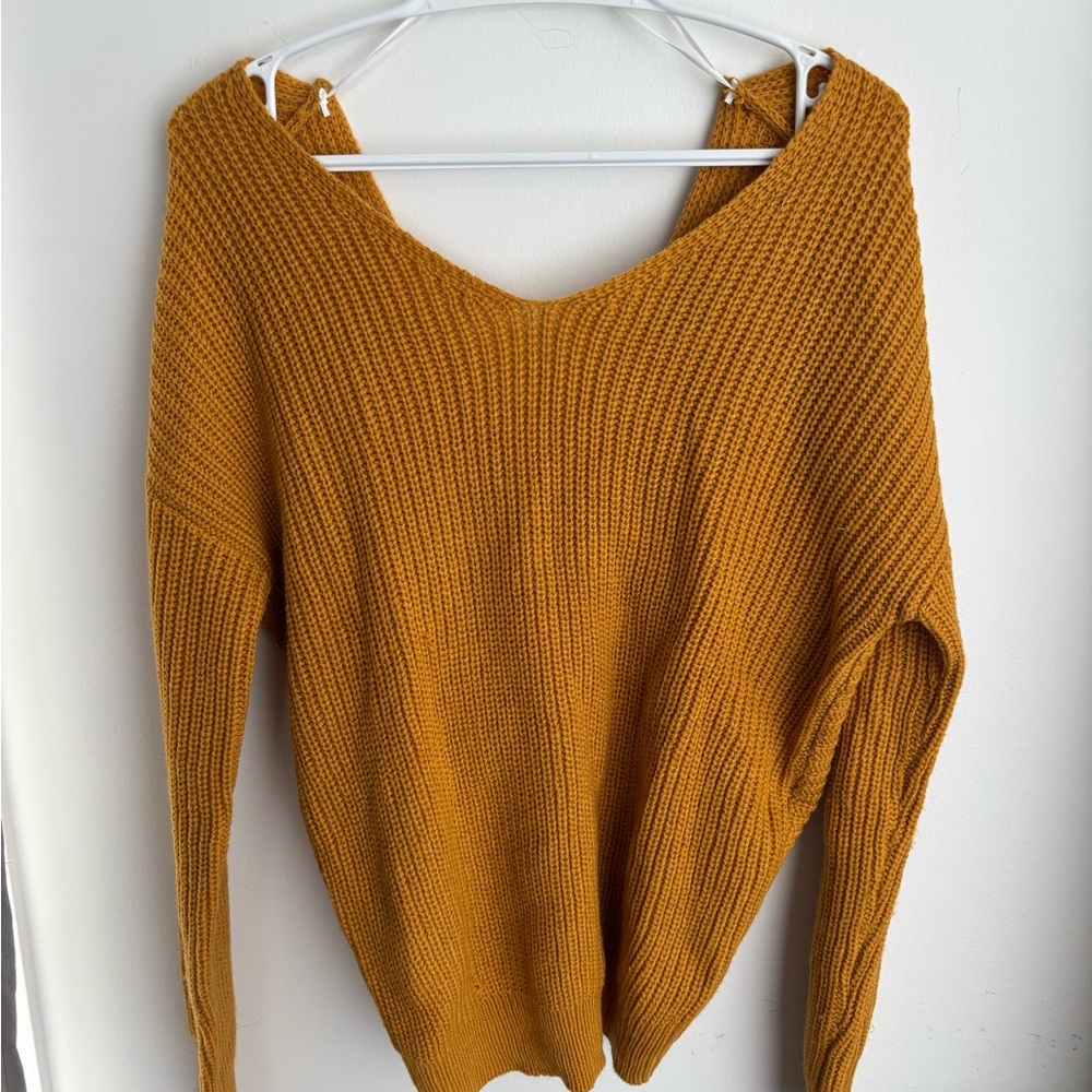 Cozy Mustard Yellow Sweater